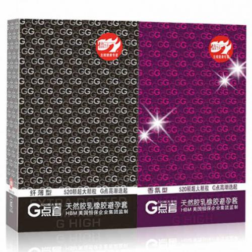 螺紋顆粒套-倍力樂-倍力樂 大顆粒超薄G點避孕套 中號 30只裝
