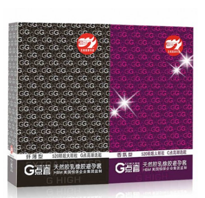 螺紋顆粒套-倍力樂-倍力樂 大顆粒超薄G點避孕套 中號 30只裝