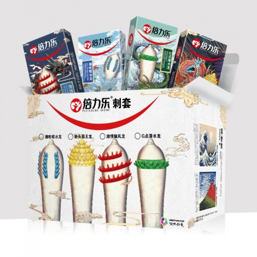 螺紋顆粒套-倍力樂-倍力樂刺套 異形套激情帶刺 狼牙套 3只